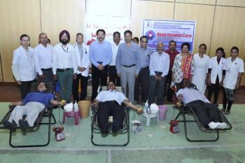 Blood donation camp was organised in WCL
